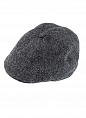 Abraham Moon Tweed Flat Cap Charcoal